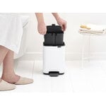 Brabantia Bo Pedal Bin 4 L, blanco, imagen de decoración