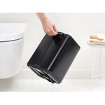 Brabantia Bo Pedal Bin, 7 L, matt black, decoration image