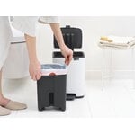 Brabantia Bo Pedal Bin, 7 L, white, decoration image
