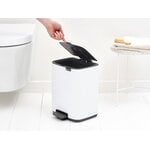 Brabantia Bo Pedal Bin, 7 L, white, decoration image