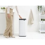 Brabantia Bo Touch Bin, 30 L, blanco, vista 17