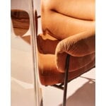 Fogia Bollo lounge chair, cognac leather - black, view 6