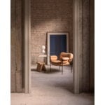 Fogia Bollo lounge chair, cognac leather - black, view 2