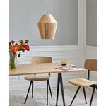 HAY Pyramid 02 table, 190 x 85 cm, black - lacquered solid oak, decoration image