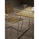 Grythyttan Stålmöbler Table Bovik, 92 x 150 cm, acier galvanisé à chaud - teck, image décorative