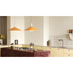 Tala Lampada a sospensione Bower C600, con lampadina Oval II, giallo