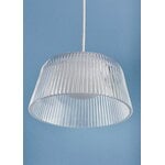 HAY Lampada a sospensione Brim, 24,5 cm, vetro trasparente