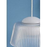 HAY Lampada a sospensione Brim, 24,5 cm, vetro trasparente