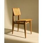 GUBI C-chair Outdoor, teak - HDPE cane, decoration image