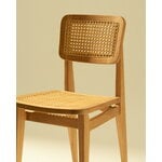 GUBI C-chair Outdoor, teak - HDPE cane, decoration image