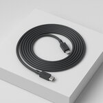Avolt Cable 1 USB-C to Lightning latauskaapeli, 2 m, musta