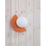 Swedish Ninja Applique murale Candy Little Circle 180 S, câblée, orange vif, image décorative