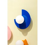 Swedish Ninja Candy Big Circle 270 S wall lamp, hardwired, electric blue, decoration image