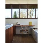 Carl Hansen & Søn CH24P Wishbone chair, rovere insaponato - pelle Loke marrone scuro, vista 6