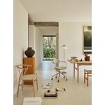Carl Hansen & Søn CH24P Wishbone sedia, rovere insaponato - pelle Terra color sabbia, vista 9