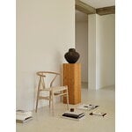 Carl Hansen & Søn CH24P Wishbone sedia, rovere insaponato - pelle Terra color sabbia, vista 8