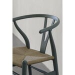 Carl Hansen & Søn CH24 Wishbone chair, soft pewter - natural cord