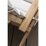 Carl Hansen & Søn Sedia a sdraio BM5565 con poggiapiedi e cuscino, teak - Heritage Papyrus 1, immagine decorativa