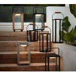 Cane-line Lampada Lid & LED per lanterna piccola Lighthouse, lava grey