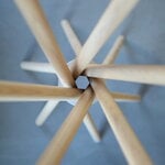 Møbel Copenhagen Coat standing coat rack, white oiled ash - polished aluminium, decoration image
