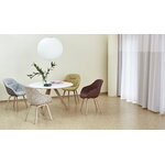 HAY CPH20 2.0 table, 120 cm, lacquered oak - white laminate, decoration image