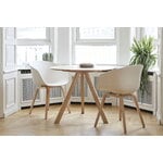 HAY CPH20 2.0 table, 90 cm, lacquered oak - off-white linoleum, decoration image