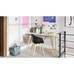 HAY CPH90 desk, lacquered oak - off white lino