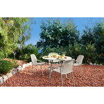 Fermob Croisette dining armchair, 2 pcs, clay grey, decoration image