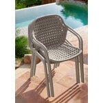 Fermob Croisette dining armchair, 2 pcs, clay grey, decoration image