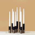 GUBI Portacandela Candlestick, 12 cm, ottone antico