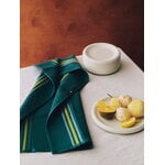 HAY Canteen strofinaccio cucina, 52 x 80 cm, a righe blocchi verde - giallo, vista 2