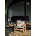Fredericia Chaise Canvas, extérieur, teck, image décorative