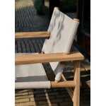 Fredericia Chaise Canvas, extérieur, teck, image décorative