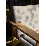 Fredericia Chaise Canvas, extérieur, teck, image décorative