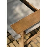Fredericia Chaise Canvas, extérieur, teck, image décorative