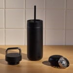 Fellow Mug de voyage Carter 3 en 1 Lid System, noir mat