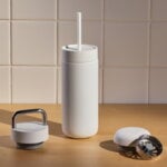 Fellow Mug de voyage Carter 3 en 1 Lid System, blanc mat