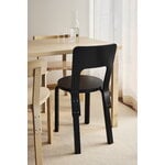 Artek Aalto chair 66, lacquered black, view 6