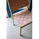 Artek Aalto chair 611, birch - natural/red webbing