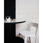 Artek Aalto chair 65, birch - black linoleum