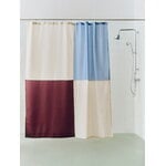 HAY Tenda da doccia Check, bordeaux, vista 2