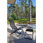 Fiam Chico Outdoor fotpall, svart