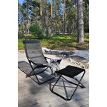 Fiam Chico Outdoor fotpall, svart