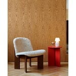 HAY Slit Wood table, 35 cm, high, candy red, decoration image