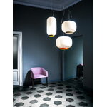 Foscarini Lampada da soffitto Chouchin Reverse 3, bianco - grigio