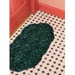 HAY Paillasson Coco Swirl, vert - noir, image décorative