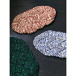 HAY Coco Swirl door mat, bordeaux  - off-white, decoration image