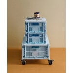 HAY Colour Crate, M, recycled plastic, soft blue, decoration image