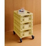 HAY Couverture Colour Crate, M, acier, jaune clair, image décorative