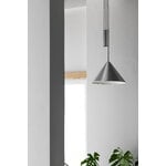 HAY Compass Adjustable pendant, 430, brushed aluminium, decoration image